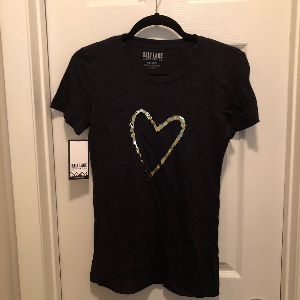 Gold Heart Salt Lake Clothing Co S/S Tee